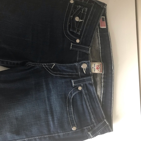True Religion dark wash bootcut jeans - Picture 3 of 3
